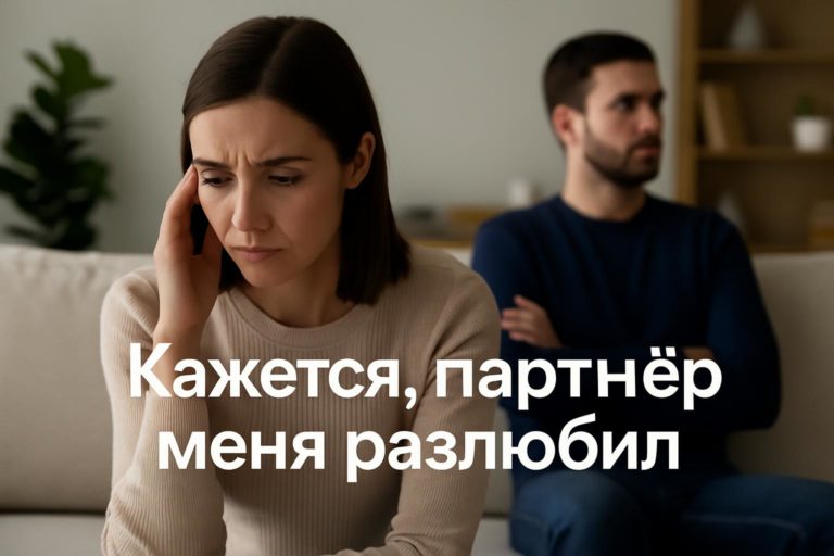 «Кажется, партнёр меня разлюбил»: как проверить догадку и начать честный разговор