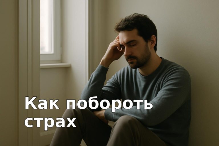 Как побороть страх: пошаговый метод без насилия над собой