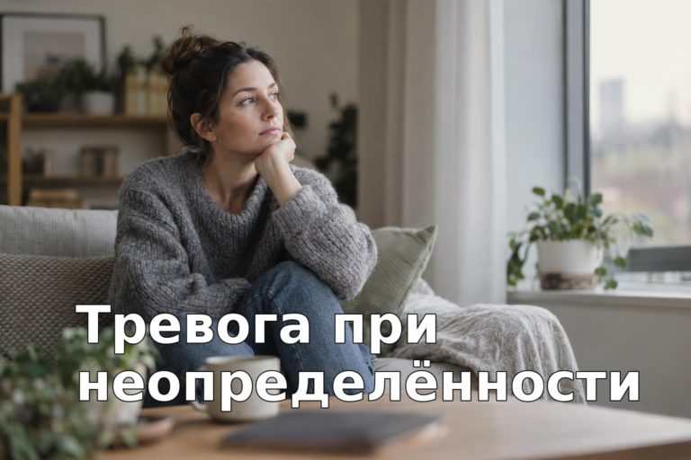 Как пережить тревогу из-за неопределённости: механизмы, практические шаги и ошибки