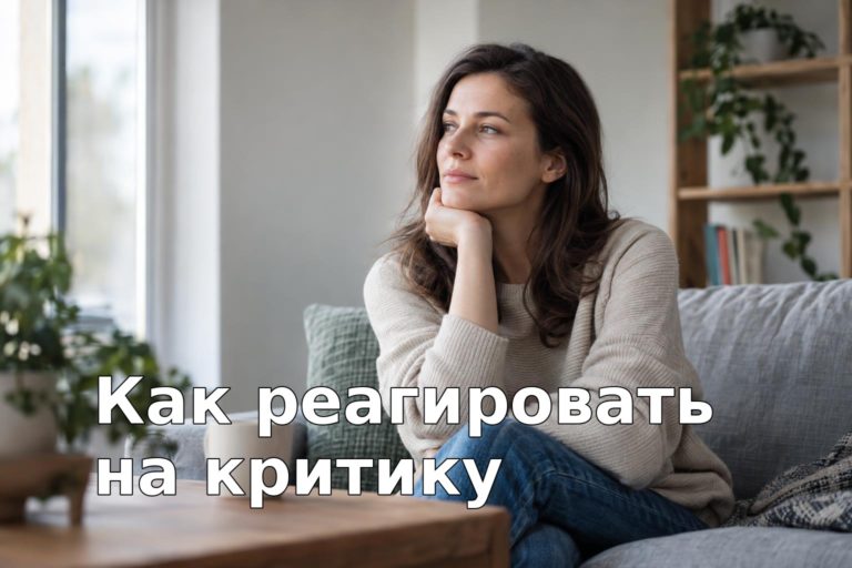 Как реагировать на критику и не разрушать самооценку: практические подходы