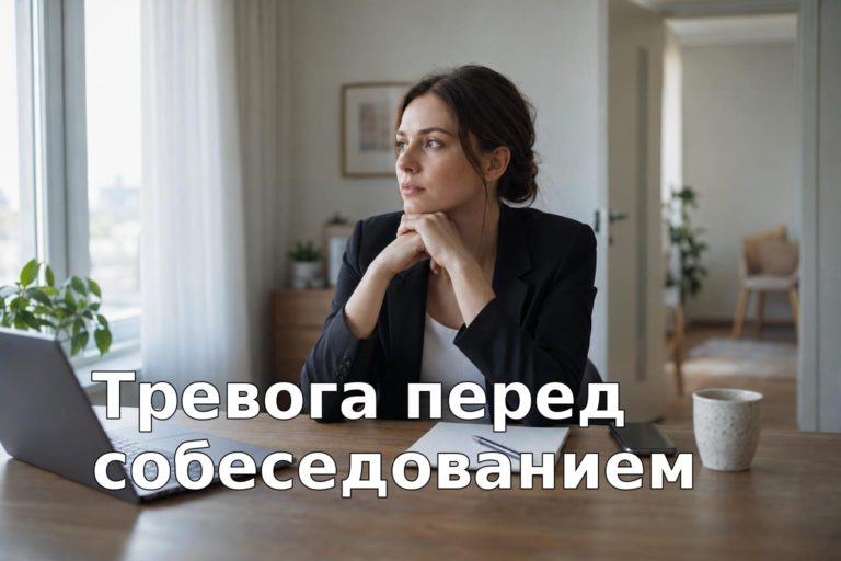 Как справиться с тревогой перед собеседованием: объяснение причин и практические шаги