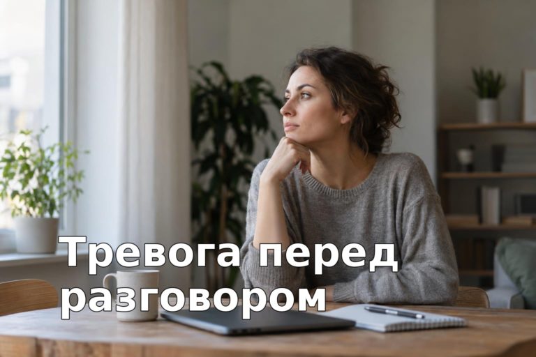 Тревога перед важным разговором: как подготовить себя к диалогу